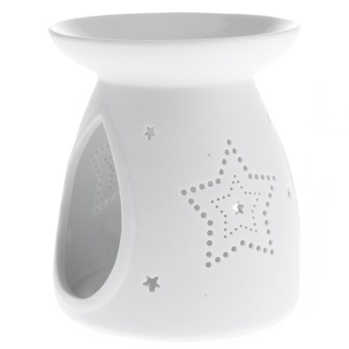 Etoile fehér porcelán aromalampa
