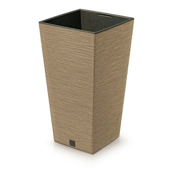 FURU SQUARE ECO WOOD virágtartó 24 c m betéttel