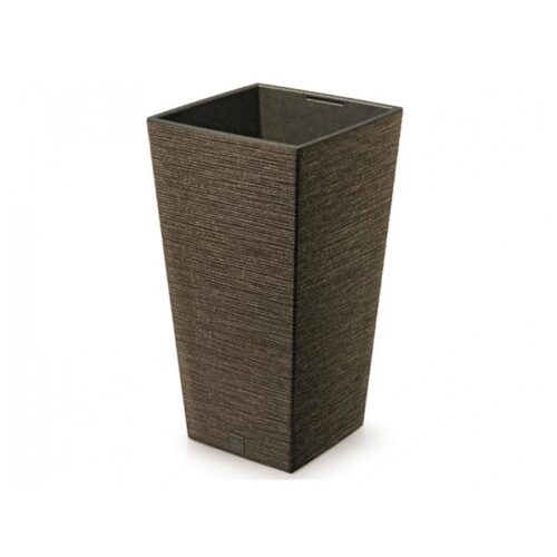 FURU SQUARE ECO WOOD virágtartó 30 cm betéttel