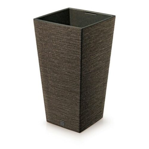 FURU SQUARE ECO WOOD virágtartó betéttel 24 cm