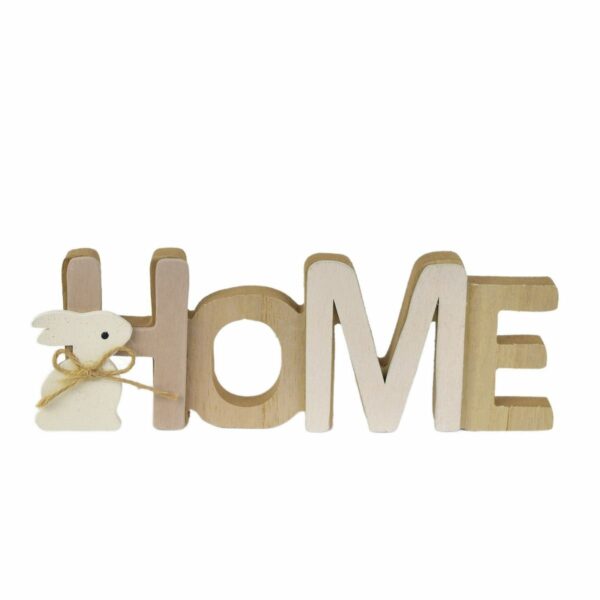 Fa HOME felirat nyuszival