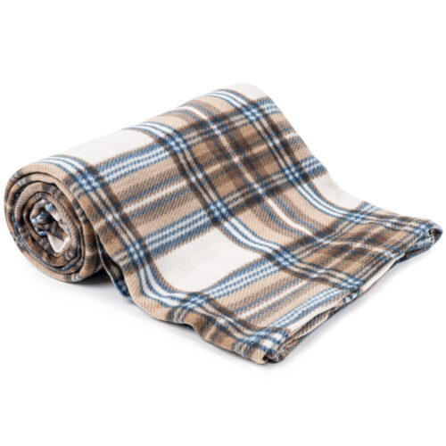 Fleece takaró barna