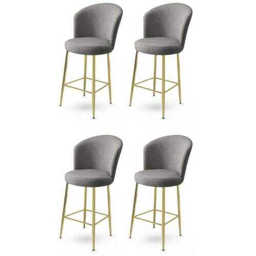 Fora Grey and Gold bárszék szett