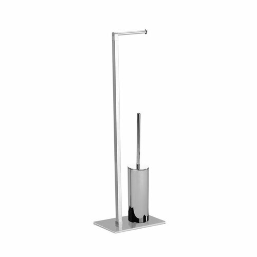 GEDY 783213 Állvány WC-papír tartóval és WC-kefetartóval