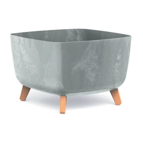 GRACIA SQUARE BETON EFFECT virágtartó 39 cm