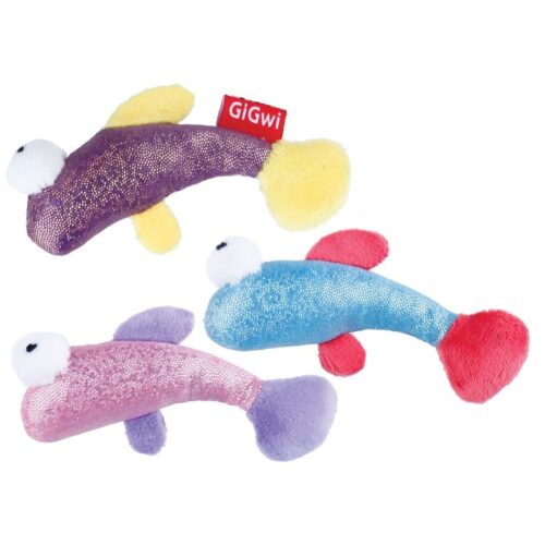 GiGwi Macska játék Fish Toy Set 3 db