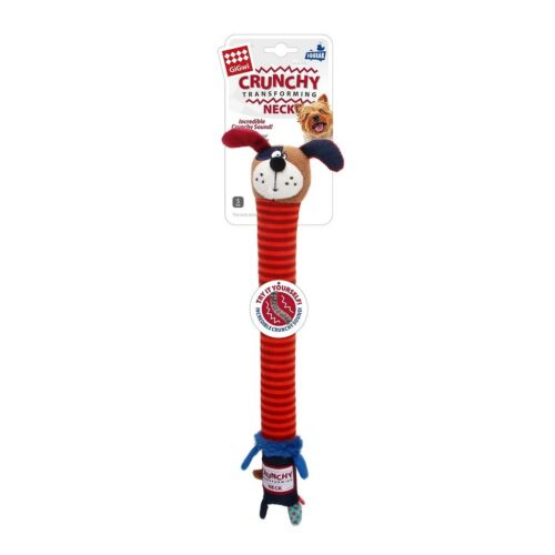 GiGwi Plüss játék ropogós nyakkal Plush Friendzkutya S