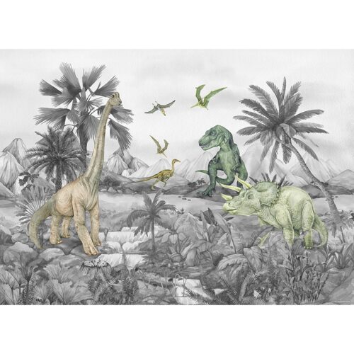 Gyerek fotótapéta Dino 252 x 182 cm
