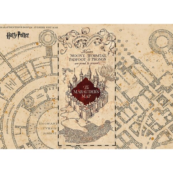 Gyerek fotótapéta Harry Potter Marauders Map 252 x182 cm