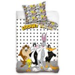 Gyerek pamut ágynemény Looney Tunes barátok
