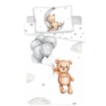 Gyermek pamut ágynemű kiságyba - Mackó baby Gyermek pamut ágynemű kiságyba - Mackó baby