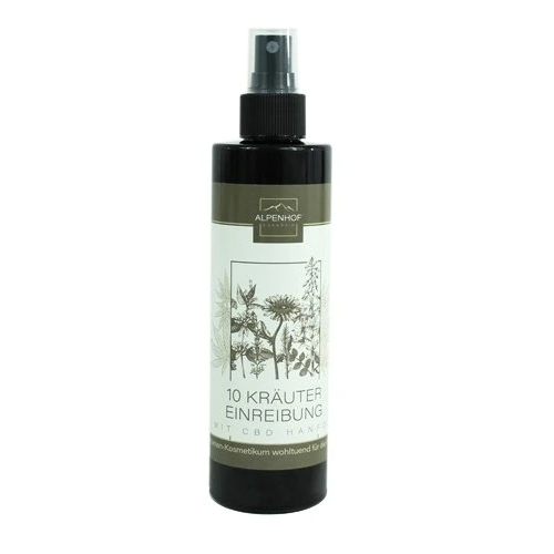 Gyógynövényes spray CBD-kanabiszolajjal