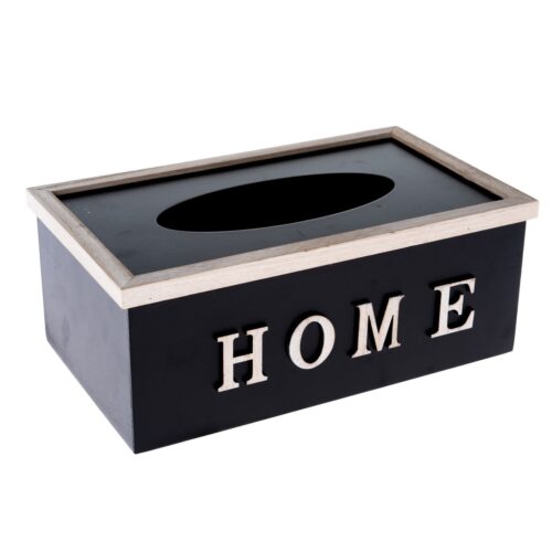 HOME papírzsebkendő tartó doboz