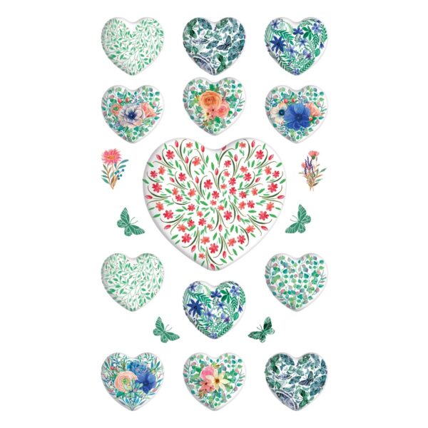 Hearts 3D matricák