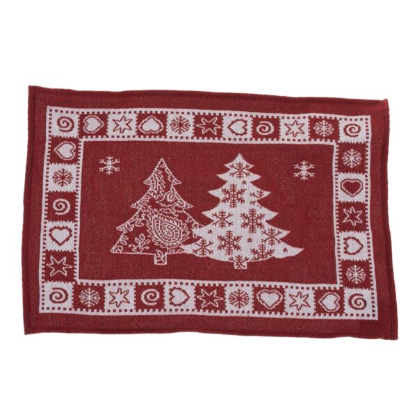 Holly Christmas karácsonyi alátét piros