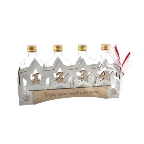 InDecor Üveg dekoráció Advent bottles