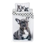 Jerry Fabrics Bulldog gyermek pamut ágynemű Jerry Fabrics Bulldog gyermek pamut ágynemű