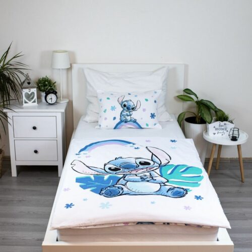 Jerry Fabrics Lilo és Stitch "Rainbow" gyerek ágyneműhuzat kiságyba