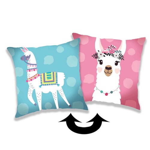 Jerry Fabrics Llama 03 flitteres párna