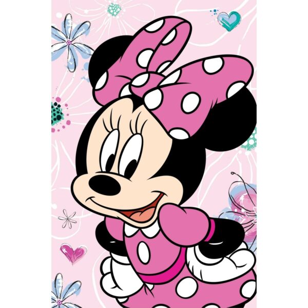 Jerry Fabrics Minnie Flowers 02 gyerek takaró