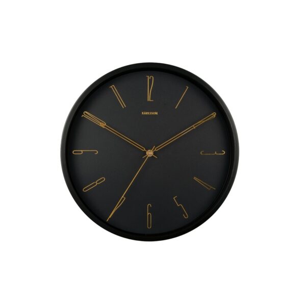 Karlsson 5898BK design falióra