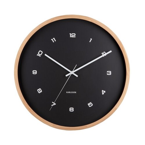 Karlsson 5938BK design falióra 41 cm