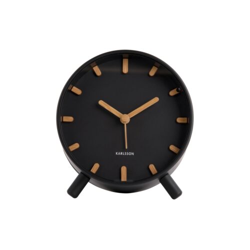 Karlsson 5943BK design ébresztőóra 11 cm