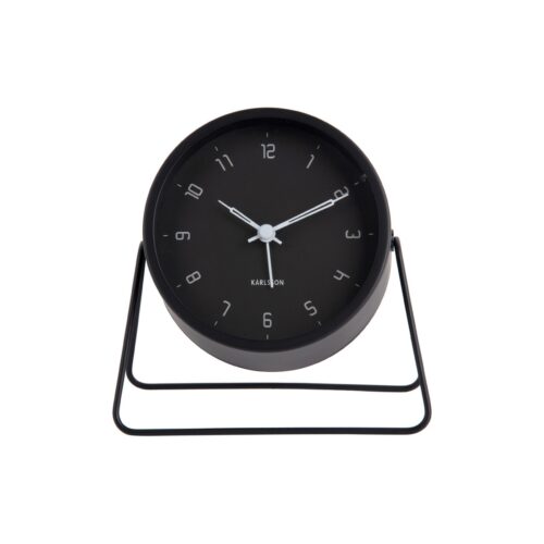 Karlsson 5952BK design ébresztőóra 13 cm