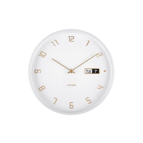 Karlsson 5953WH design falióra 30 cm