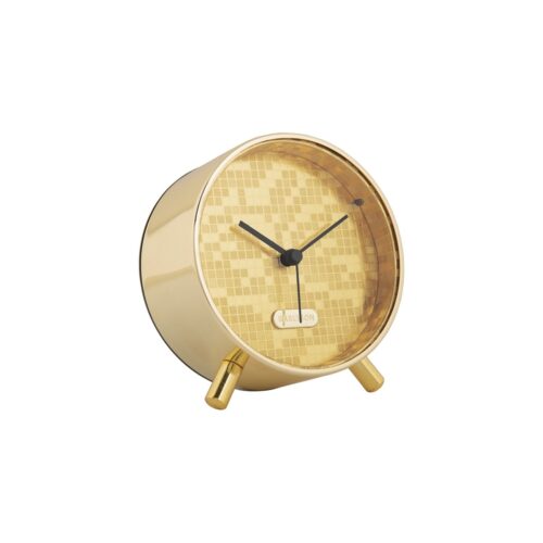 Karlsson 6004GD design ébresztőóra arany