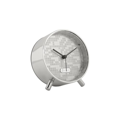 Karlsson 6004SI design ébresztőóra ezüst