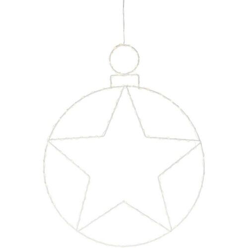 Kerstball Star karácsonyi lógó LED dekoráció 236 LED