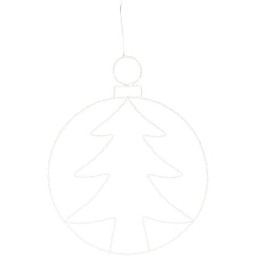 Kerstball Tree karácsonyi lógó LED dekoráció 250 LED