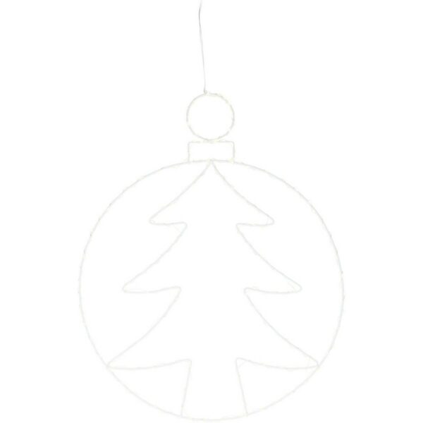 Kerstball Tree karácsonyi lógó LED dekoráció 250 LED