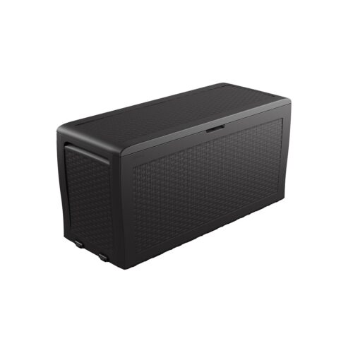 Keter Garden Samoa Rattan tárolódoboz antracit 270 l