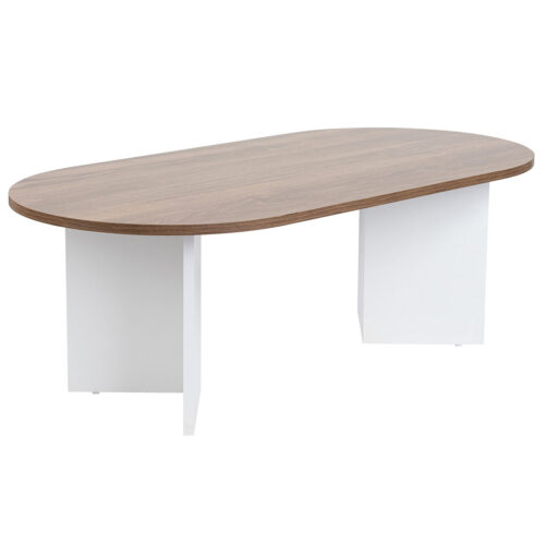 Konferenciaasztal Sable Walnut White