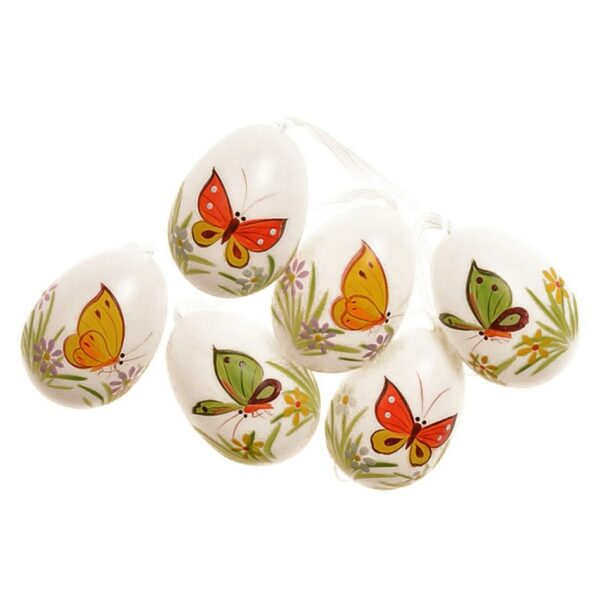 Kültéri függő tojás készlet 6 cm magas