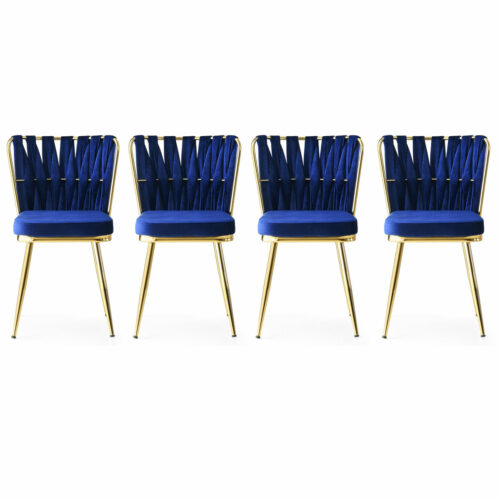 Kusakli Navy Blue and Gold étkezőszék szett