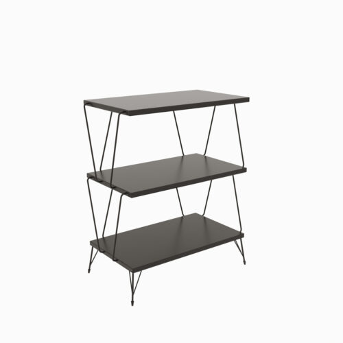 Lazandos Anthracite kisasztal