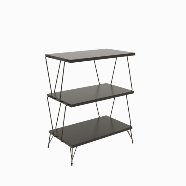 Lazandos Anthracite kisasztal