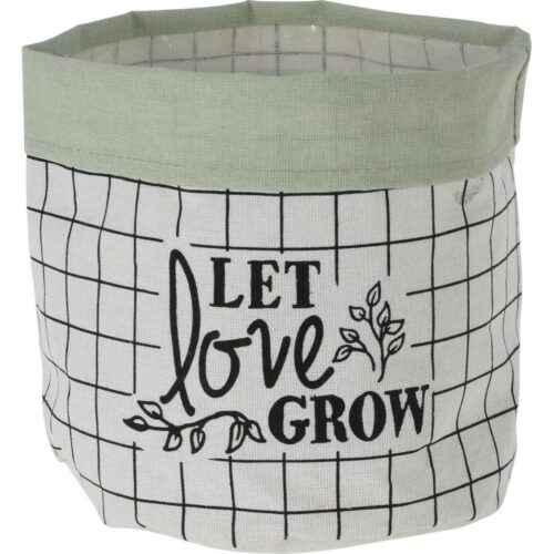 Let Love Grow textil virágtartó kaspó