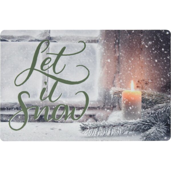 Let it snow lábtörlő