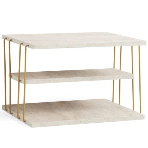Lifon Gold Travertine kisasztal