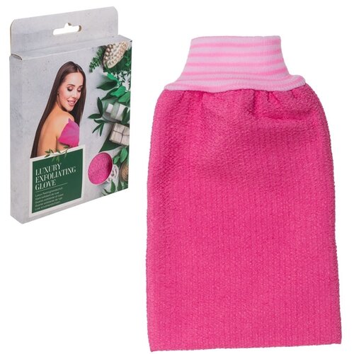 Luxury exfoliating peeling glove