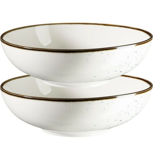 Mäser 2 részes tálkészlet Pintar White kék pöttyös22 cm