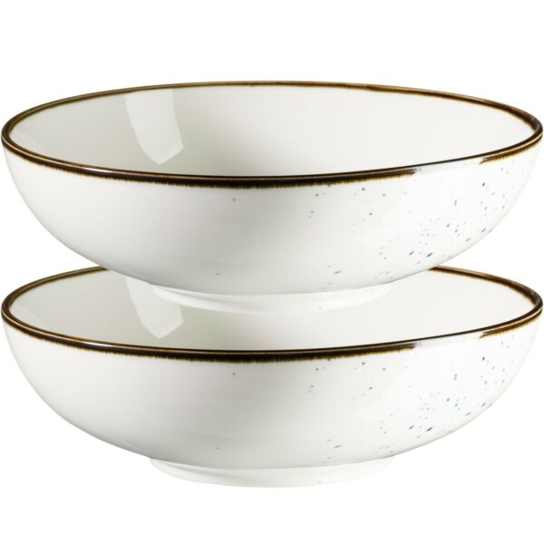 Mäser 2 részes tálkészlet Pintar White kék pöttyös22 cm