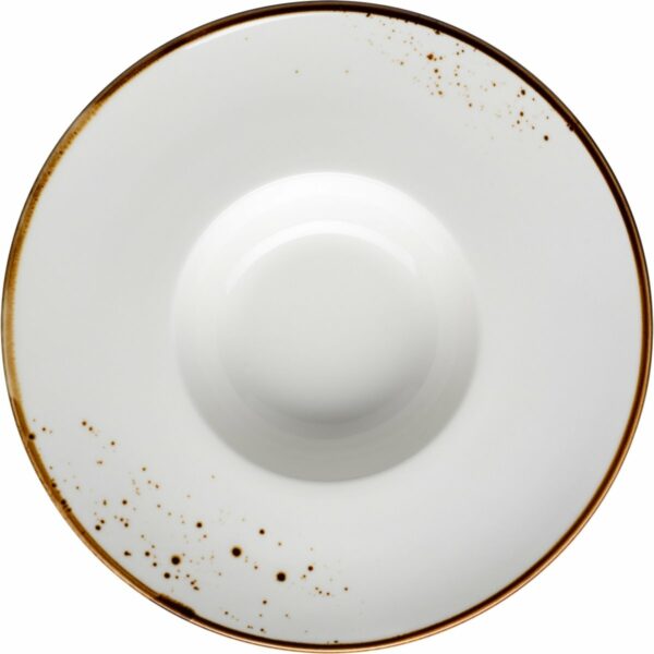 Mäser Gourmet tál Pintar White barna pöttyös 26 cm