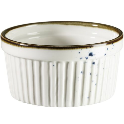 Mäser Pintar White kék pöttyös sütőtál 9 cm