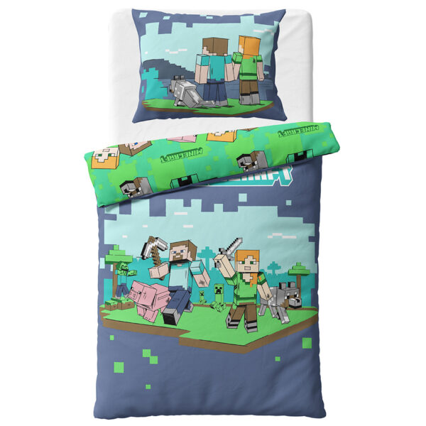 Minecraft Harcra fel gyerek ágyneműhuzat