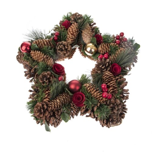 Natal karácsonyi csillag piros